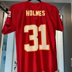 Boys medium Priest Holmes KC Chiefs jersey.